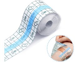 6 cm × 10 m Transparant medisch verband waterdicht - zelfklevende film - rekbaar - voor tatoeages, wond, fix gips rek fixatie