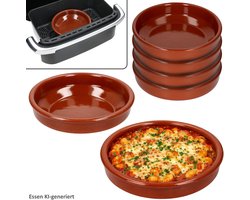 6-delige set Cazuela Tonschale Bruno 20cm L - 33351