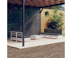 6-delige tuinmeubelset met antraciet kussen grenenhout outdoor meubelsets terrasmeubelsets balkonmeubelsets tuinmeubelsets tuinmeubelsets tuinmeubelsets voor terras, tuin, balkon