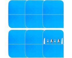 6-Delige Zilver Bestek Opbergzakken - Aanslagbestendige Beschermhoezen voor Bestek en Theelepels