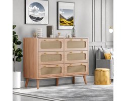 6-Ladenkast 100 cm – Functioneel Opbergmeubel voor Eetkamer – Handig & Stijlvol Eetkamermeubel