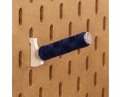 6-pack Spoelhouder 200m - Short - Wit - Printboard - Past op Ikea Skadis pegboards
