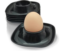 6 Shatterproof Eierschalen, Duurzame Eierdoppen, Gezonde Keukenaccessoires voor Kinderen en Kamperen, Perfect voor Eieren Opslaan en Serveren