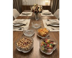 6 snack schalen - wavy - wave schalen - bowl -