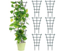 6 stuks duurzame klimhulp voor kamerplanten, plantenrooster, herbruikbare tuinsteun voor optimale groei en ondersteuning