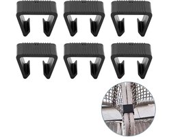 6 stuks meubelbevestigingen, rotan meubelklemmen, meubelklemmen tuinbankklemmen, segmentverbinders, bank tuinmeubelen verbinden