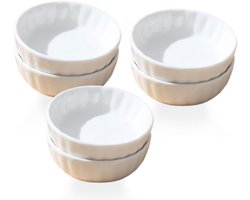 6 stuks sauskommen, kruidenschalen, snackschalen, mini-kommen voor sushi-specerijen, aperitiefkommen, set voor aperitief, snoep, sauzen, fruit