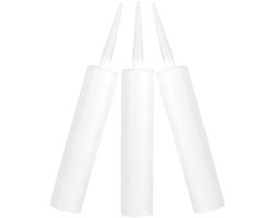 6 stuks vacuüm siliconen cartridges, vacuümbuis voor tegelvoegmiddel, tegelafdichtingsgereedschap, cementgereedschap, spatels, mini pikant papier, ladekast van plastic