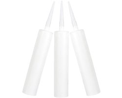6 stuks vacuüm siliconen cartridges, vacuümbuis voor tegelvoegmiddel, tegelafdichtingsgereedschap, cementgereedschap, spatels, mini pikant papier, ladekast van plastic