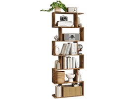 6 -Tier boekenplanken - boekenkast - Room Divider - Maximaliseert opslag - 70 cm x 24 cm x 190,5 cm