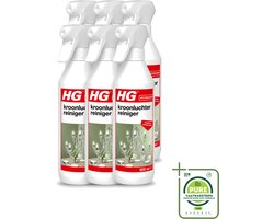 6 x HG - Kroonluchterreiniger - Streeploze Schoonmaak - 500 ml - Grootverpakking - Vaatwasstrips - Kroonluchter Reinigen - Koperen Reinigen - Messing Reinigen - Bronzen Reinigen - Vuil Verwijderen