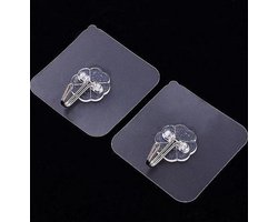 6 Zelfklevende Handdoekhaakjes - Haken - Handdoekhaakjes - Haakjes - Badkamer Accessoires - Hanger - Handdoek - Plakhaakjes Zelfklevend - Ophangsysteem - Hangers - Keuken - Haakjes Ophang - Plakhaakjes - Opberg - Haak