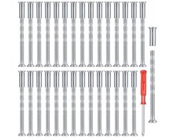60-delige set meubelverbindingsbouten en schroeven voor deurklinken en meubels