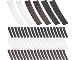 60 Stuks Onderleg Wedges voor Meubels - Plastic Wedges voor Niveau Afstelling van Tafel, Stoelen en Kasten