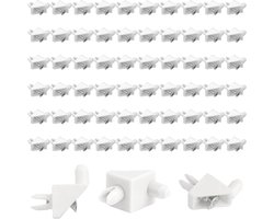 60 stuks plankdragers - 5 mm - wit - compatibel met Pax-kast - Pax-accessoires voor IKEA kast