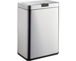 60L DAYTONA Inox Automatische Prullenbak - Ruime Vuilnisbak met Sensor vuilnisbak 60 liter