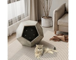 66CM Modern Huisdier Meubel Katten Draagmand Bijzettafel, Bank Bijzettafel, Plantenbak MDF Multifunctioneel Meubel