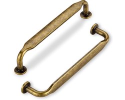 6pcs Meubelhendels Antiek - 128mm Gatafstand - Vintage Keuken- en Ladehendels