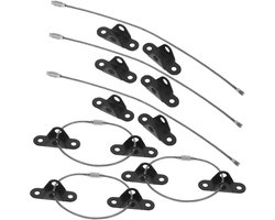 6sets Safety Furniture Straps Verstelbare Anti-tip Wandankers Voor Tv-meubels Kasten Kleerkasten Voorkomt Ongevallen Versterkt Kindveiligheid