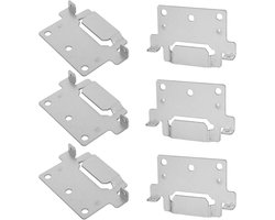 6x Middensteun Bevestiging voor Lattenbodem IKEA SKORVA - Steunbalk Bevestigingsset voor Bedombouw