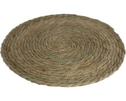 6x stuks Pannen onderzetters van zeegras rond 20 en 32 en 36 cm - Keuken artikelen - 2x stuks per formaat
