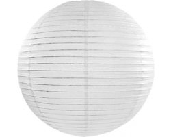 6x stuks witte luxe lampionnen van 50 cm