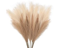 7-delige Kunstmatige Pampasgras Set van 38" - Fluffy Boho Decor voor Huis en Bruiloft