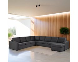 7 seater sofa CL L+R, fabric Inari 94, I230 antracite