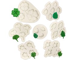 7 Sheets Fondant Mould - Handmade Silicone Resin Moulds - Hawaiian Cake Mould - Baking Mould - Candy Mould - Chocolate Mould voor Rubber Paste - Cake Decoratie Accessoires en Bakbenodigdheden