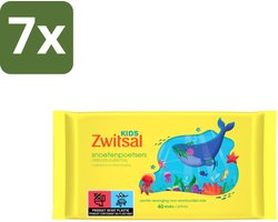 7 x Zwitsal Kids - Snoetenpoetsers - Voor Handjes en Snoetjes - 40 Doekjes - Snoetenpoetsers Voor Kinderen - Handjes Reinigen - Gezicht Reinigen - Kinderhuid - Hygiëne