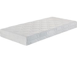 7 Zone Pocketvering matras met Koudschuim afdeklaag - 90x200 - 18 cm dik - Anti-Allergie - Afritsbare en wasbare hoes