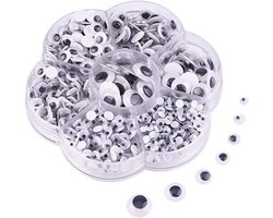 700x Wiebeloogjes - Wiebelogen - Knutselen - Googly Eyes - Knutselspullen voor kinderen - Blijderij