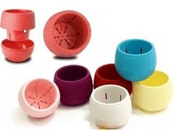 7st bloempotten + drainage 0.13L voor cactus vetplantjes en kleine planten