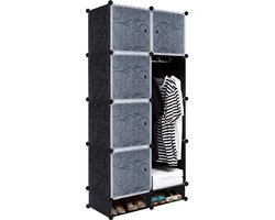 8 compartimenten insteekkasten stellingsystemen garderobekasten schoenenrekken badkamerplanken modulaire kasten opbergrekken opbergkasten