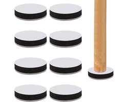8-delige set meubelverhogers van koolstofstaal, zelfklevend, 6 cm hoog - meubelpoten om te plakken - geschikt voor meubels, bedden, tafels