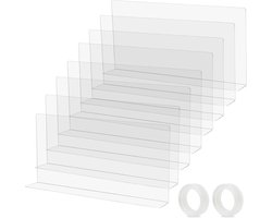 8-delige speelgoedblokker voor meubels, 39 x 24 x 4 cm, transparante blokker met 6 m plakband voor banken, bedden en ladekasten