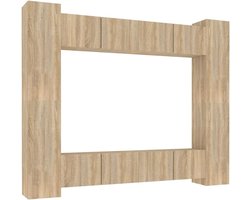 8-delige Wandmeubelset voor Televisie - Diverse Uitvoeringen