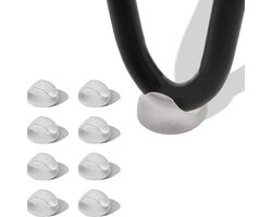 8 Hairpin Leg Beschermers voor Meubels - Rubber Bescherming voor Tafel- en Stoelpootjes, Vloerbescherming en Demping
