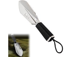 8-in-1 Multitool Campingschep - Tuinschep, Militaire Schep, Wandeltroffel, Tuintroffel, Backpacking Schep, Wandelen Spade - Survival Schep voor Outdoor Avonturen - Camper Accessoire (1 stuk)