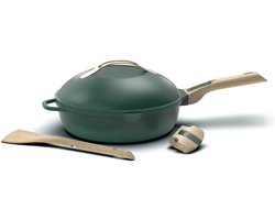 8-in-1 Pan - Multifunctionele Kookpan - Veelzijdig Koken - Gemaakt van Gerecycled Metaal - 24 cm - Canope