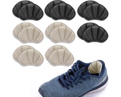 8 paar hielgrepen met sterke kleverige achterkant, schoenen pads sticker hiel kussen pads schoen voering inzetstukken voor losse schoenen anti blister comfort binnenzool hiel beschermers