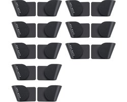 8 paar - Organizer voor potdeksels - wandhouder - pannendeksel - Deksel houder - Pannendekselhouder - Deksel houder - Potdeksel Organizer - keuken - rek voor thuis - 8*5*4.5cm - ABS - zelfklevend