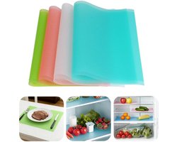 8 pack placemats - koelkastmatten - vochtwerende matten voor keukenkastjes - lade stof mat - opvouwbaar of te snijden - voor koelkasten, keukenkastjes, eettafels en lades (45*29 cm - diverse kleuren)