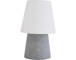 8 Seasons Design No.1 30RGB - Tafellamp oplaadbaar - Steen - 16 RGB kleuren - Led - Dimbaar - H30 cm