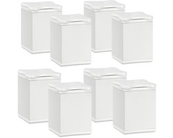 8 St. Meubelvoet Quebec 60 mm (+ 10 mm) 40 x 40 mm wit hoogteverstelbare meubelpoten van aluminium van Sotech