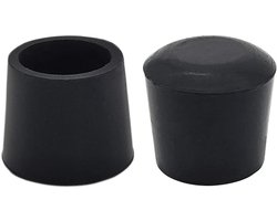 8 Stuks Antislip Stoelpootdoppen van Rubber - Dikke Vloerbeschermers voor Meubels, Rond, 22mm, Ideaal voor Tafel en Stoelen