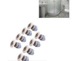 8 Stuks (diameter 27 mm)Schuifdeur - Douchecabine Wielen - Loopwielen katrollen - Reserve Wieltjes Geleiders Rollers