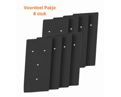 8 STUKS Filter geschikt voor Droger Whirlpool Bauknecht Ignis (met 8 gaatjes) - 481010345281 - 8015250474909 - 481010716911 - Spons Foam Schuim