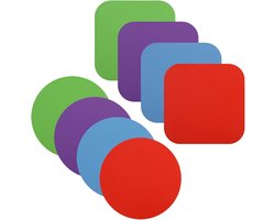 8 Stuks - Jar Opener Gripper Pad voor het openen van potten - Rubberen grijpers - Ouderen - Zwakke handen - potten opener - Blikopener - Rubberen Potopeners - Dopopener- Pottenopener - Keukenonderzetters - Keuken Hulp