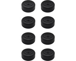 8 Stuks - Kunststof vloerbeschermers - Ronde meubelpoten - Meubeltafelpoten - Meubelpoot - Tafelonderdeel - Kastpoten - Zwart